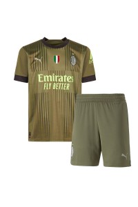AC Milan Babytruitje 3e tenue Kind 2022-23 Korte Mouw (+ Korte broeken)